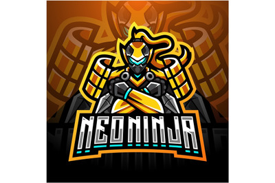 Neo ninja esport mascot logo