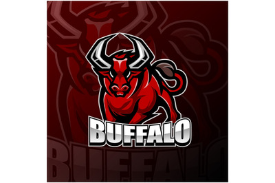 Buffalo esport mascot logo