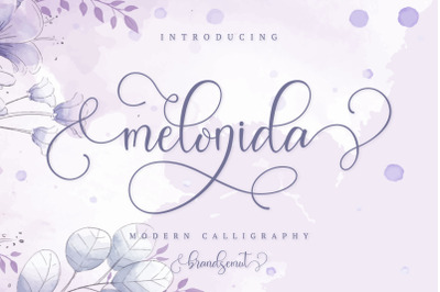 Melonida || Lovely Script Font