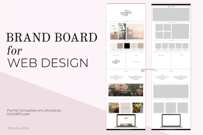 Canva Brand Board for Website