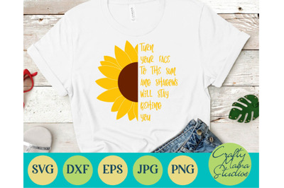 Svg Cut File In A World Full Of Roses Be A Sunflower Svg