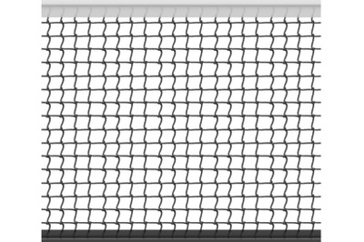 Tennis Net Horizontal Seamless Pattern Background. Vector Illustration