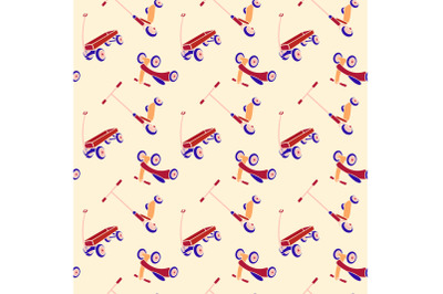 Vector Pattern 50s. Backdrop 1950s retro style.