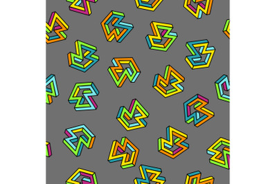 Vector Pattern 80s. Seamless Background. Retro Memphis Style.