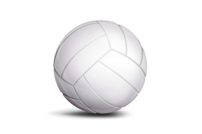 Volleyball Ball Vector. Sport Game, Fitness Symbol. Illustration