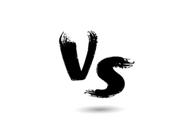 Versus Vector Sign. VS Letters Isolated On White Background. Competition Concept Background. Fight Confrontation Design