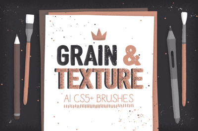 AI grain and texture brushes