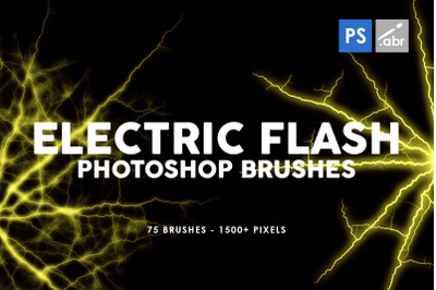Electric Flash Photoshop Stamp Brushes