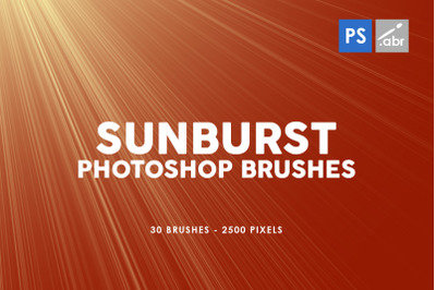 Sunburst Photoshop Stamp Brushes