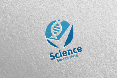 Check Dna Science and Research Lab Logo Design 51