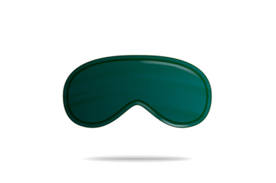 Sleeping Eye Mask Vector. Popular Eye Sleep Mask Icon Illustration