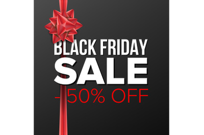 Black Friday Sale Banner Vector. Big Super Sale. Cartoon Business Brochure Illustration. Design For Black Friday Banner&2C; Brochure&2C; Poster&2C; Discount Offer