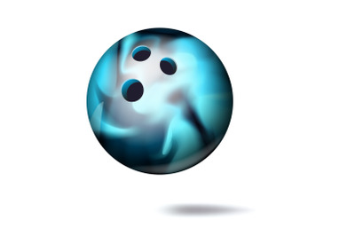 3D Bowling Ball Vector. Classic Ball. Illustration