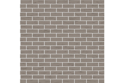 Seamless Brown Brick Wall Vector Background Illustration