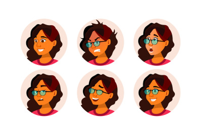 Avatar Icon Woman Vector. Icon Placeholder. Srab, Saudi. Person Shilouette. User Portrait. Flat Character Illustration