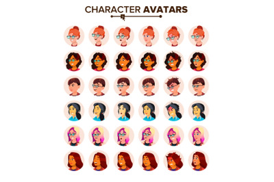 Avatar Icon Woman Vector. Default Placeholder. Colored Member. Cartoon Character Illustration