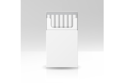 Blank Pack Package Box Of Cigarettes