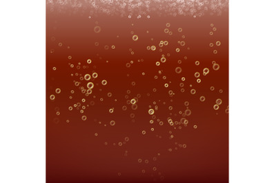 Cola Bubbles Vector Background