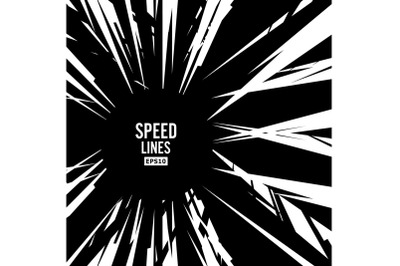 Comic Speed Lines Vector