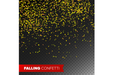 Confetti Falling Vector