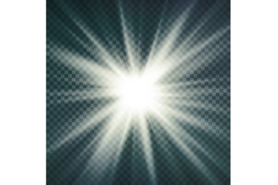 Abstract Image Of Lighting Flare.