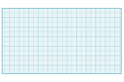 Millimeter Paper Vector. Blue. Graphing Paper For Education, Drawing Projects. Classic Graph Grid Paper Measure Illustration