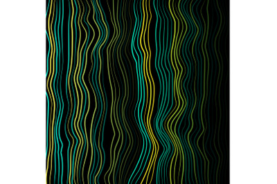 Moire Texture Vector. Vector Warped Lines Colorful Background. Moire Waves. Vector Warped Lines Background.