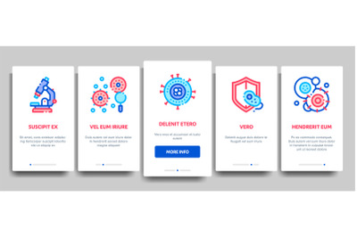 Collection Pathogen Elements Vector Onboarding