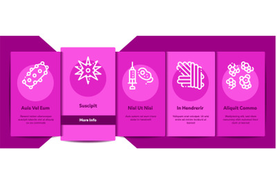 Collection Pathogen Elements Vector Onboarding