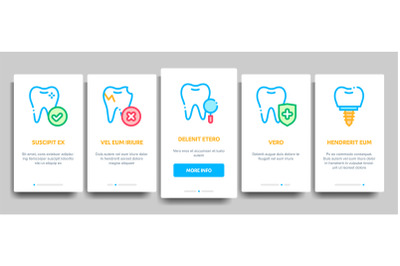 Stomatology Collection Vector Onboarding