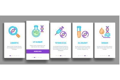 Biomaterials Elements Vector Onboarding