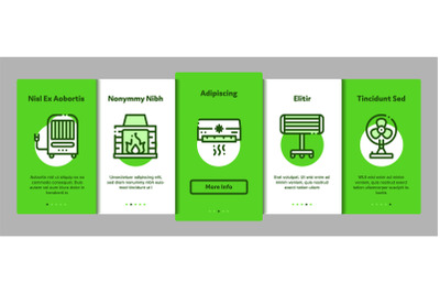 Heating And Cooling Vector Onboarding