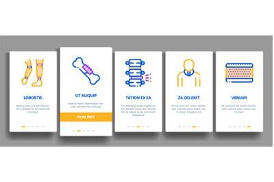 Orthopedic Elements Vector Onboarding