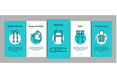 Orthopedic Elements Vector Onboarding