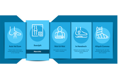 Orthopedic Elements Vector Onboarding