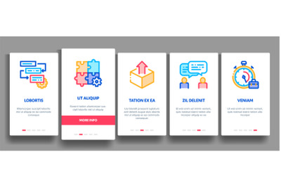 Scrum Agile Elements Vector Onboarding