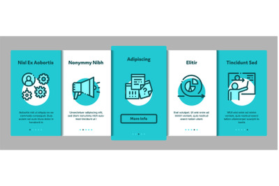 Scrum Agile Elements Vector Onboarding