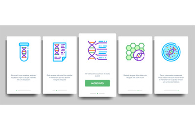 Biomaterials Elements Vector Onboarding