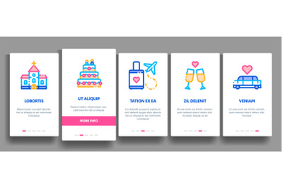 Wedding Vector Onboarding