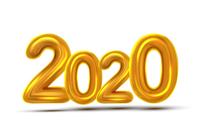 2020 New Year Celebrate Concept Banner Vector