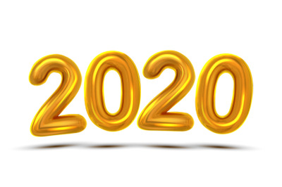 2020 New Year Celebrate Concept Banner Vector