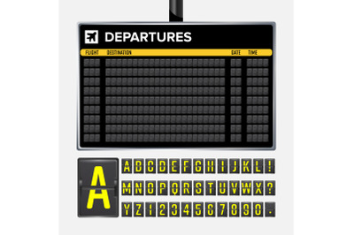 Airport Board Vector