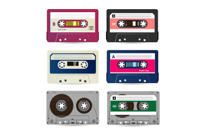 Retro Audio Cassette Vector