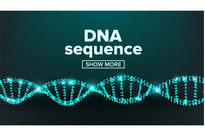 Dna Structure Vector. Laboratory Design. Healthy Chromosome. Clone Atom. Mutation Test. Illustration