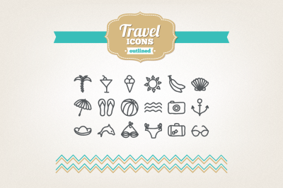 Hand Drawn Travel Icons