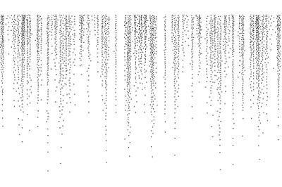 Technology Dot Particles Background Vector. Dynamic Big Data Array. Halftone Effect. Power Technology Digital Grid Illustration