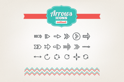 Hand Drawn Arrows Icons