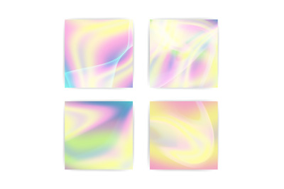 Fluid Iridescent Multicolored Vector Background