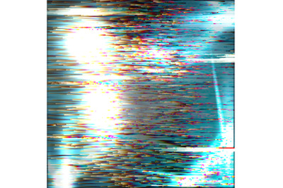 Glitch Background. Computer Screen Error. Digital Pixel Noise Abstract Design. Television Signal Fail. Data Decay