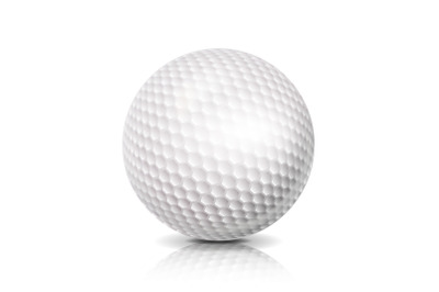 Golf Ball. 3D Realistic Vector Illustration